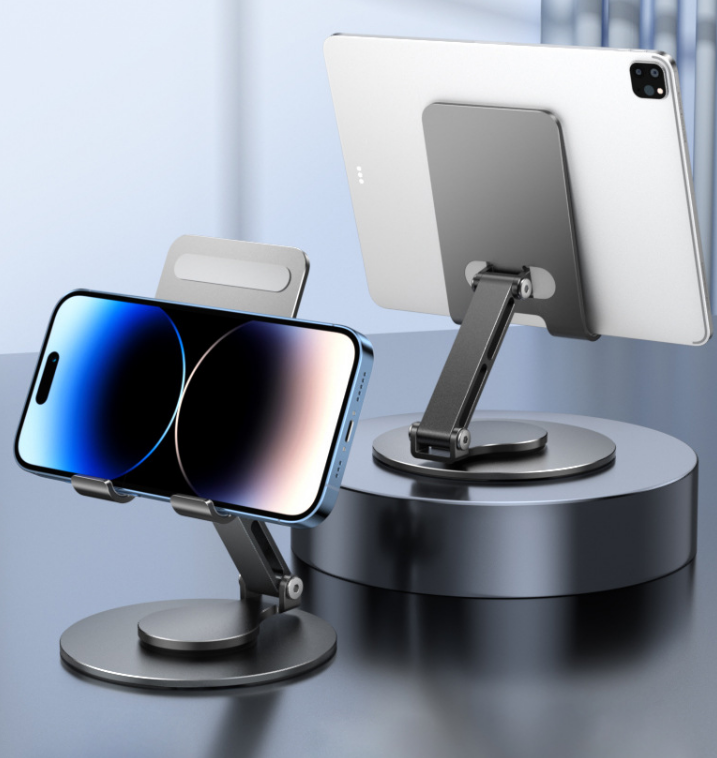 "The Pivot — 360° Adjustable Smartphone & Tablet Stand"