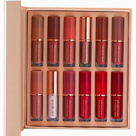 "The Velour — 12-Piece Moisturizing Matte Lipstick Gift Set"