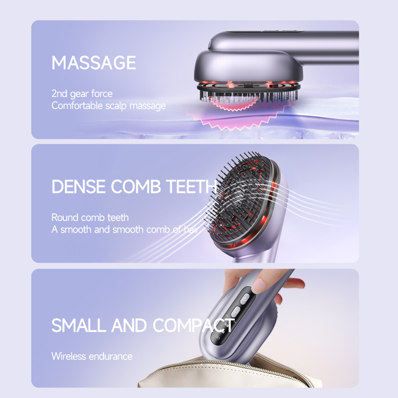 "The Scalp Revival — Red Light Therapy Massage Comb"