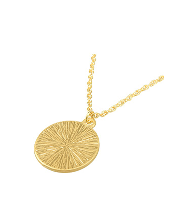 "The Sovereign — Mystic Ocean Retro Gold Coin Pendant"