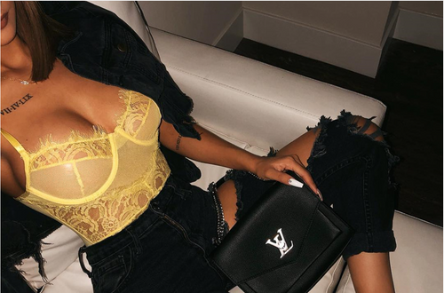 "The Boudoir — Floral Lace Bodysuit Lingerie"