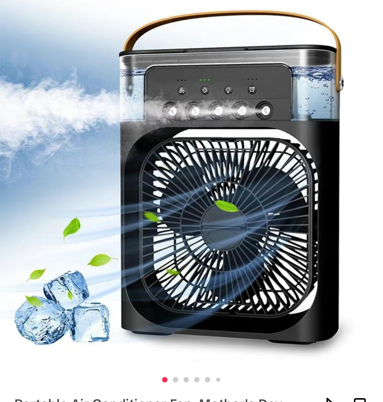 The Arctic Breeze — 3-in-1 Portable Air Cooler, Fan & Humidifier for Home, Office & Car