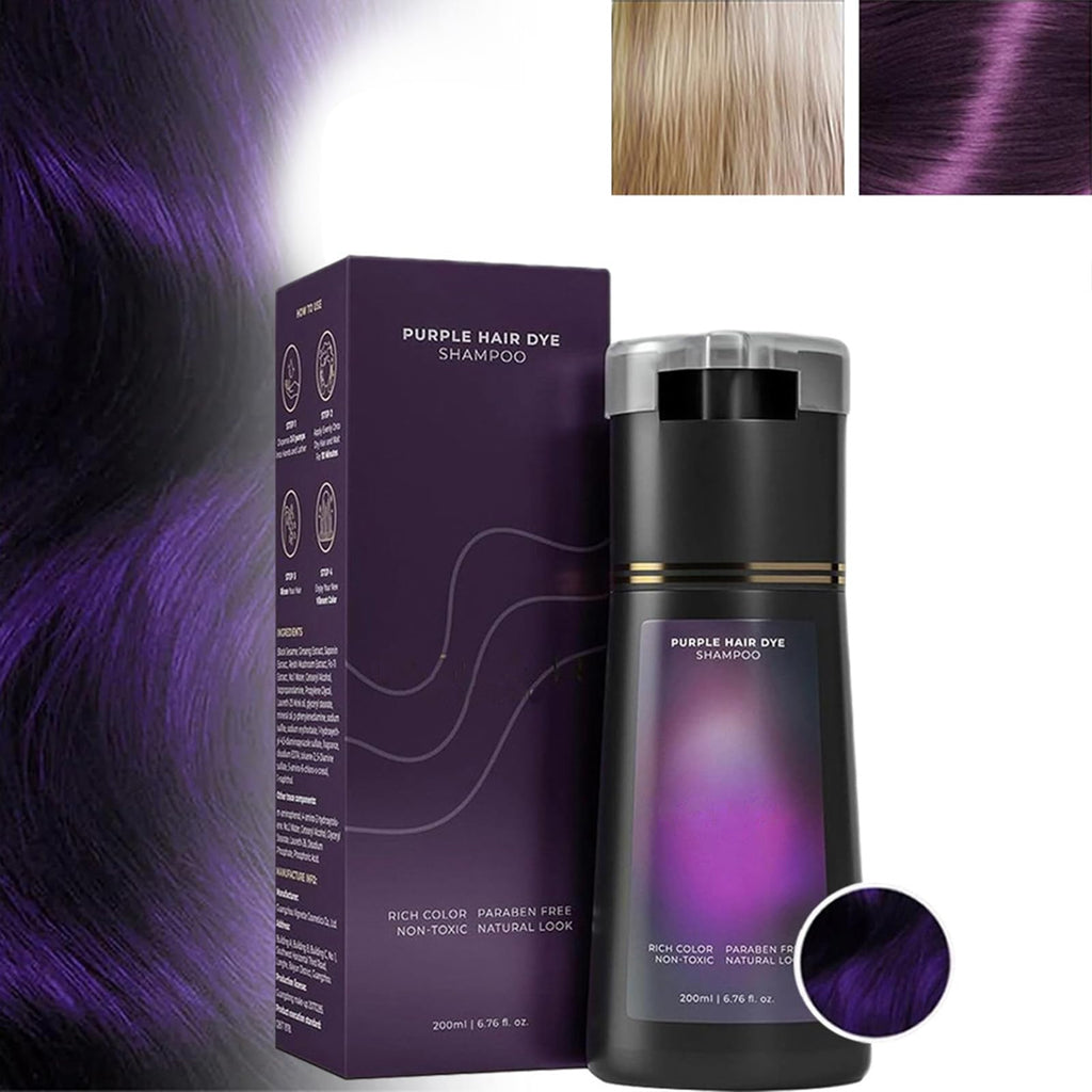 "The Transformation — Instant Color Shampoo in Violet"