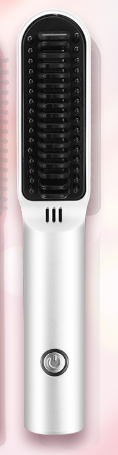 "The Glam — Dual-Purpose Electric Curling & Straightening Comb"