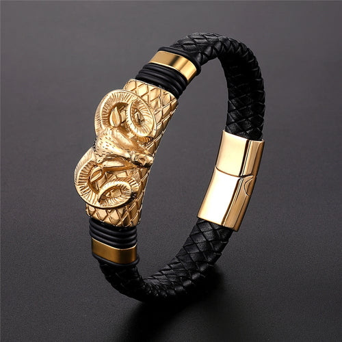 "The Celestial — Men's Constellation Stainless Steel Bracelet"